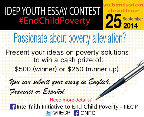 IDEP Essay Contest Banner