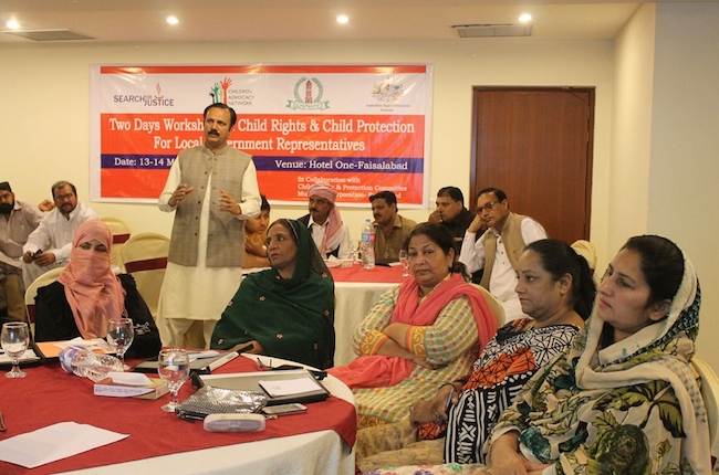 Advocacy Workshop to Protect Children, Pakistan