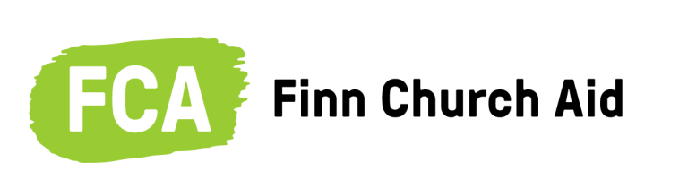 Finn Church Aid logo.